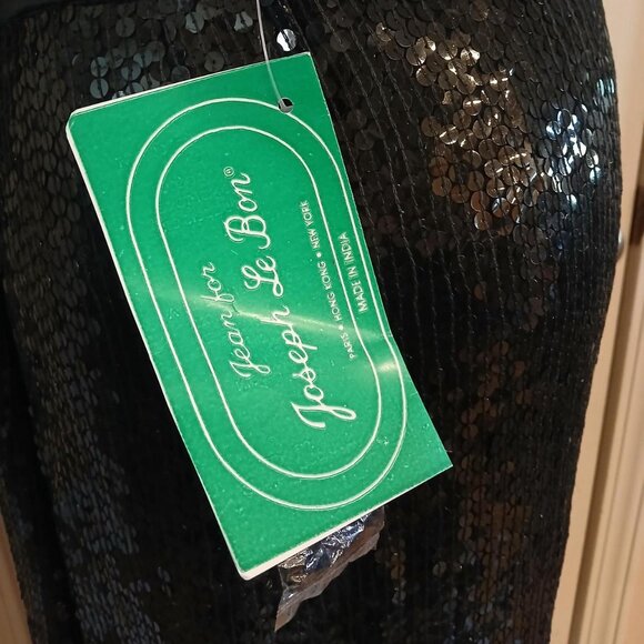 NWT vintage 1980s handmade silk and sequin blouse and skirt set size small - Picture 7 of 8